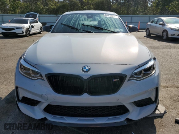 2021 BMW M2 Competition with VIN WBS2U7C05M7G54633, listed as a Copart auction lot 68432394 with 22,162 mi miles and Salvage Title. Bid and sale history available at carsss.com. Image 5.
