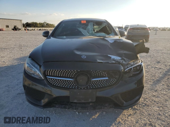 2018 Mercedes-Benz C 43 AMG with VIN WDDWJ6EB4JF686553, listed as a Copart auction lot 80314494 with 101,129 mi miles and Salvage Title. Bid and sale history available at DreamBid. Image 5.