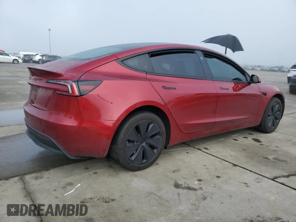 2024 Tesla Model 3 with VIN 5YJ3E1EA1RF731816, listed as a Copart auction lot 49632735 with Not Provided miles and Salvage Title. Bid and sale history available at DreamBid. Image 3.