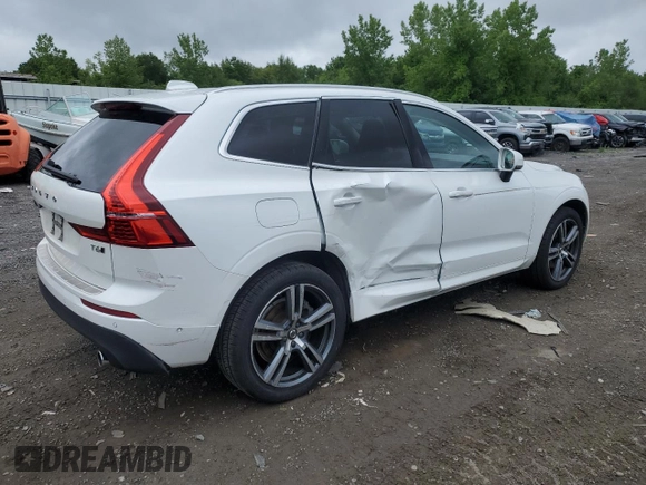 2018 Volvo XC60 Momentum with VIN YV4A22RKXJ1028976, listed as a Copart auction lot 57766545 with 55,930 mi miles and Salvage title. Bid and sale history available at DreamBid. Image 3.