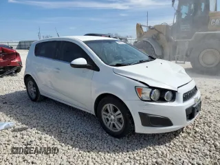 2014 Chevrolet Sonic LT with VIN 1G1JC6SGXE4117408, listed as a Copart auction lot 46913395 with 88,799 mi miles and Salvage Title. Bid and sale history available at carsss.com. Image 4.