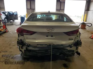 2018 Hyundai Elantra SEL with VIN 5NPD84LF8JH249832, listed as a Copart auction lot 53892665 with 38,809 mi miles and Salvage Title. Bid and sale history available at DreamBid. Image 6.