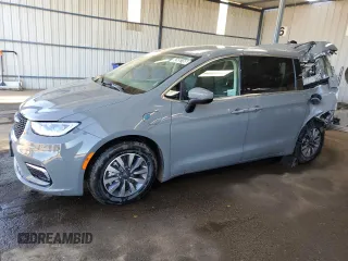 2023 Chrysler Pacifica Hybrid Touring L with VIN 2C4RC1L75PR554454, listed as a Copart auction lot 53552765 with 45,229 mi miles and Non repairable. Bid and sale history available at DreamBid. Image 1.