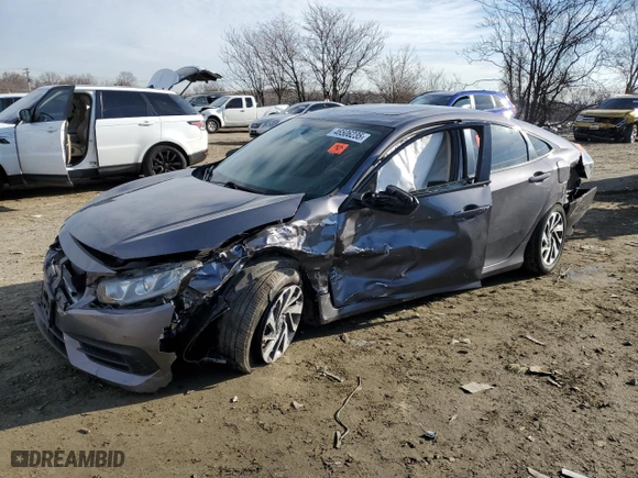 2018 Honda Civic Sedan EX with VIN 2HGFC2F70JH583511, listed as a Copart auction lot 46506235 with 32,571 mi miles and Salvage Title. Bid and sale history available at carsss.com. Image 1.