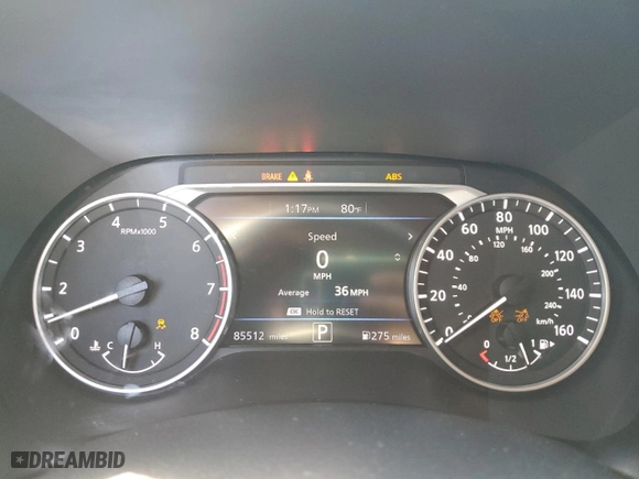2020 Nissan Sentra SR with VIN 3N1AB8DV9LY246058, listed as a Copart auction lot 46871745 with 85,512 mi miles and Salvage Title. Bid and sale history available at carsss.com. Image 9.