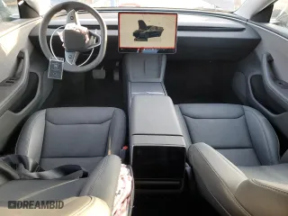 2024 Tesla Model 3 with VIN 5YJ3E1EA8RF755417, listed as a Copart auction lot 43741625 with 6,497 mi miles and Salvage Title. Bid and sale history available at carsss.com. Image 8.