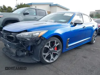 2018 Kia Stinger GT with VIN KNAE35LC5J6010230, listed as a IAAI auction lot 41924415 with 123,572 mi miles. Bid and sale history available at carsss.com. Image 20.