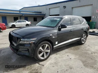 2021 Genesis GV80 with VIN KMUHB4SB1MU062943, listed as a Copart auction lot 82131414 with 36,805 mi miles and Non Repairable. Bid and sale history available at DreamBid. Image 1.