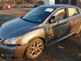 2015 Nissan Sentra S with VIN 3N1AB7APXFY375737, listed as a IAAI auction lot 41136926 with 187,757 mi miles. Bid and sale history available at carsss.com. Image 6.
