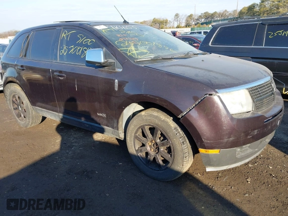 2008 Lincoln MKX with VIN 2LMDU68C98BJ10806, listed as a IAAI auction lot 41641531 with 999,999 mi miles. Bid and sale history available at carsss.com. Image 1.