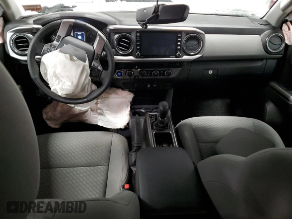 2023 Toyota Tacoma 4WD SR with VIN 3TYCZ5AN3PT144650, listed as a Copart auction lot 43936675 with 11,267 mi miles and Salvage Title. Bid and sale history available at carsss.com. Image 8.