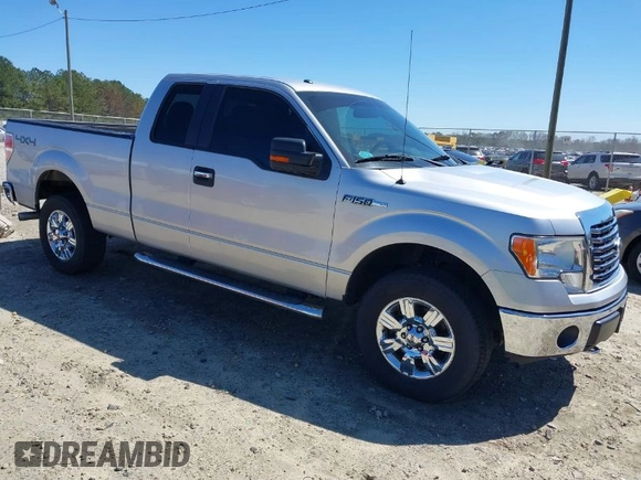 2012 Ford F-150 XL with VIN 1FTFX1EF0CFA34076, listed as a IAAI auction lot 41801844 with 160,847 mi miles. Bid and sale history available at carsss.com. Image 1.