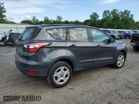 2017 Ford Escape S with VIN 1FMCU0F73HUE37576, listed as a Copart auction lot 58473145 with 73,747 mi miles and Salvage title. Bid and sale history available at DreamBid. Image 3.