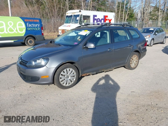 2010 Volkswagen Jetta SportWagen S with VIN 3VWKZ7AJ0AM667497, listed as a IAAI auction lot 42151709 with 109,119 mi miles. Bid and sale history available at carsss.com. Image 2.