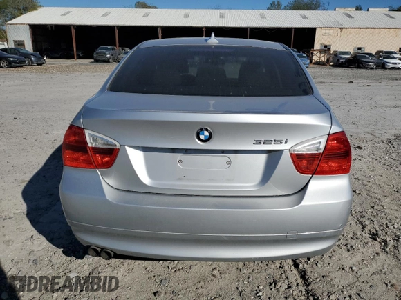 2006 BMW 3 Series 325i with VIN WBAVB135X6KX49444, listed as a Copart auction lot 80988394 with 144,966 mi miles and Salvage Title. Bid and sale history available at carsss.com. Image 6.