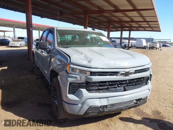 2024 Chevrolet Silverado 1500 RST with VIN 1GCUDEED8RZ406938, listed as a IAAI auction lot 41361463 with 2,763 mi miles. Bid and sale history available at carsss.com. Image 1.