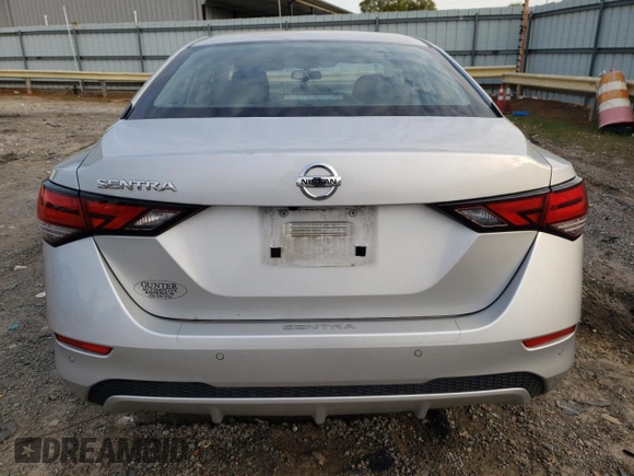 2023 Nissan Sentra S with VIN 3N1AB8BV0PY298963, listed as a Copart auction lot 52571885 with 25,309 mi miles and Salvage Title. Bid and sale history available at DreamBid. Image 6.