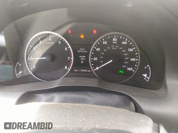 2014 Lexus ES 350 with VIN JTHBK1GG2E2111557, listed as a IAAI auction lot 42009244 with 116,469 mi miles. Bid and sale history available at carsss.com. Image 7.