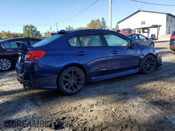 2018 Subaru WRX Premium with VIN JF1VA1C69J9835641, listed as a Copart auction lot 73275134 with 24,635 mi miles and Salvage Title. Bid and sale history available at carsss.com. Image 3.