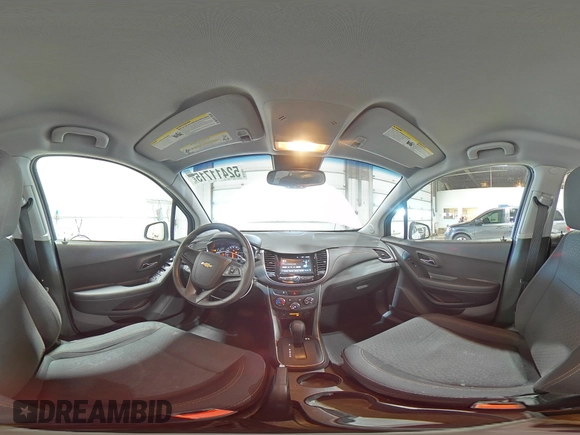 2017 Chevrolet Trax LS with VIN 3GNCJKSB8HL290207, listed as a Copart auction lot 52411715 with 87,662 mi miles and Salvage Title. Bid and sale history available at carsss.com. Image 14.