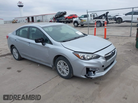 2018 Subaru Impreza Premium z VIN 4S3GKAD67J3604898, wystawiony jako IAAI lot #41694176 z przebiegiem 97 287 mil mil oraz . Historia ofert i sprzedaży dostępna na DreamBid. Obrazek 1.