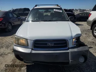 2003 Subaru Forester X with VIN JF1SG63653H739190, listed as a Copart auction lot 63123384 with 156,162 mi miles and Salvage Title. Bid and sale history available at carsss.com. Image 5.