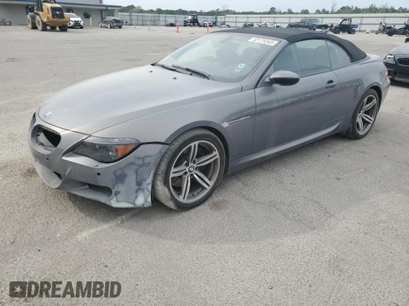 2007 BMW 6 Series M6 z VIN WBSEK93557CY78648, wystawiony jako Copart lot #52179345 z przebiegiem 22 453 mil mil oraz Szkoda całkowita • Salvage title. Historia ofert i sprzedaży dostępna na DreamBid. Obrazek 1.
