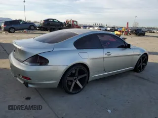 2004 BMW 6 Series 645Ci with VIN WBAEH73454B189659, listed as a Copart auction lot 87138464 with 207,711 mi miles and Clean Title. Bid and sale history available at carsss.com. Image 3.