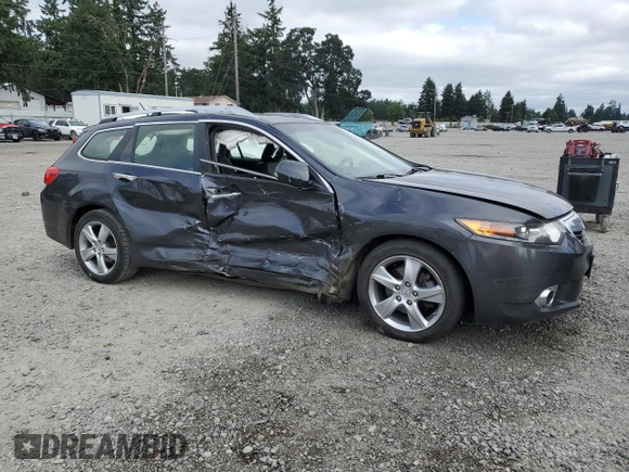 2012 Acura TSX Technology with VIN JH4CW2H60CC001280, listed as a Copart auction lot 63530445 with 134,548 mi miles and Salvage title. Bid and sale history available at DreamBid. Image 4.