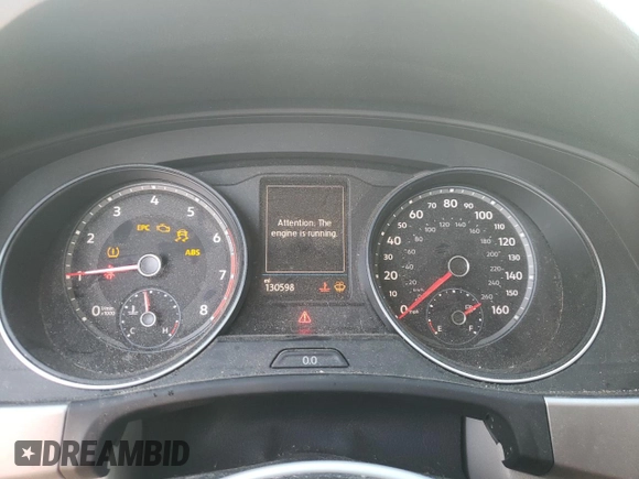 2018 Volkswagen Atlas SE with VIN 1V2FR2CA6JC584015, listed as a Copart auction lot 42130835 with 130,598 mi miles and Salvage title. Bid and sale history available at DreamBid. Image 9.
