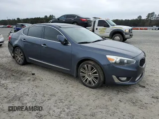 2014 Kia Cadenza Premium with VIN KNALN4D75E5151775, listed as a Copart auction lot 45566005 with 196,311 mi miles and Clean Title. Bid and sale history available at carsss.com. Image 4.