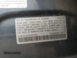 2009 Volkswagen Passat Komfort z VIN WVWJK73CX9P055380, wystawiony jako Copart lot #65812774 z przebiegiem 170 237 mil mil oraz Tytuł czysty. Historia ofert i sprzedaży dostępna na DreamBid. Obrazek 12.