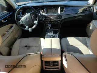 2014 Hyundai Equus Signature with VIN KMHGH4JH9EU083832, listed as a Copart auction lot 50416535 with 92,508 mi miles and Salvage Title. Bid and sale history available at DreamBid. Image 8.