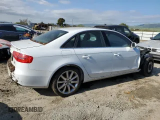 2013 Audi A4 Premium Plus with VIN WAUFFAFL5DN030164, listed as a Copart auction lot 49625434 with 99,485 mi miles and Clean Title. Bid and sale history available at carsss.com. Image 3.