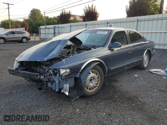 1996 Lincoln Continental with VIN 1LNLM97V7TY712532, listed as a Copart auction lot 74363424 with 0 mi miles and Non Repairable. Bid and sale history available at carsss.com. Image 1.