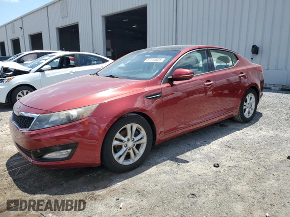 2013 Kia Optima EX z VIN 5XXGN4A75DG183192, wystawiony jako Copart lot #57114525 z przebiegiem 201 167 mil mil oraz Czysty tytuł • Clean title. Historia ofert i sprzedaży dostępna na DreamBid. Obrazek 1.