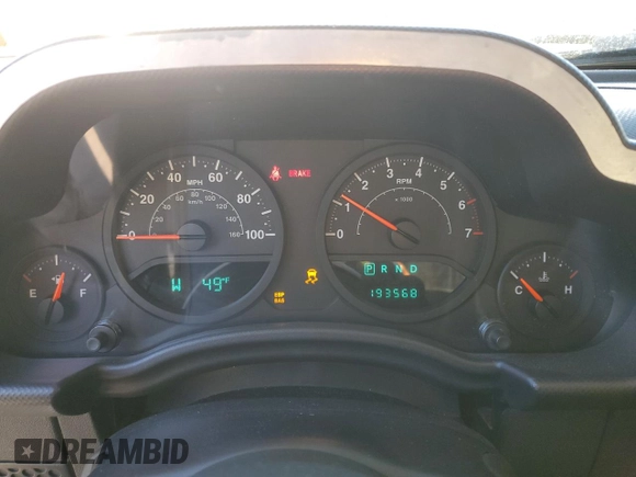 2007 Jeep Wrangler X with VIN 1J4GA391X7L157532, listed as a Copart auction lot 62628075 with 193,568 mi miles and Non repairable. Bid and sale history available at DreamBid. Image 9.