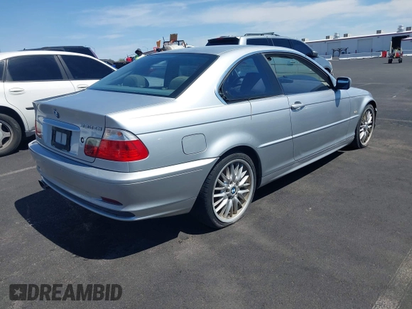 2002 BMW 3 Series 330Ci with VIN WBABN53462PH01187, listed as a IAAI auction lot 42499712 with 169,367 mi miles and . Bid and sale history available at DreamBid. Image 4.