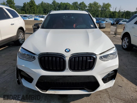 2020 BMW X3 M Competition with VIN 5YMTS0C00L9B87978, listed as a Copart auction lot 66391204 with 49,431 mi miles and Salvage Title. Bid and sale history available at carsss.com. Image 5.