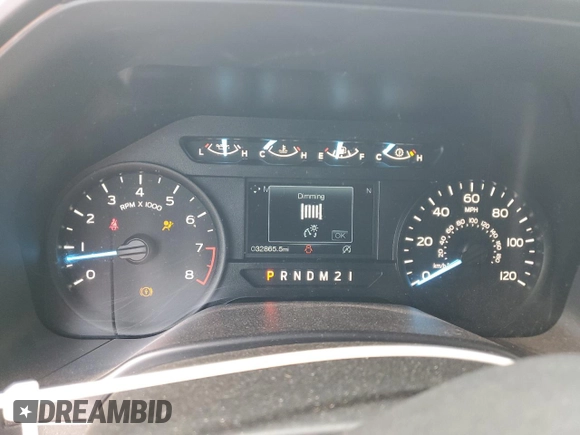 2020 Ford F-150 XL with VIN 1FTMF1CB7LKE65094, listed as a Copart auction lot 54452855 with 32,865 mi miles and Salvage Title. Bid and sale history available at carsss.com. Image 9.
