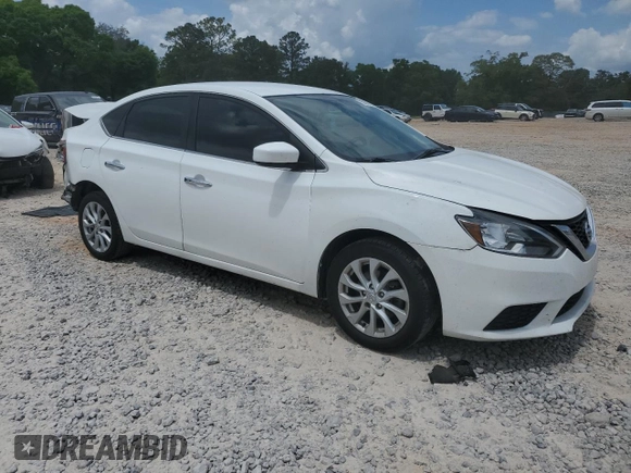 2019 Nissan Sentra S with VIN 3N1AB7AP2KY316210, listed as a Copart auction lot 53642395 with 126,191 mi miles and Salvage Title. Bid and sale history available at DreamBid. Image 4.