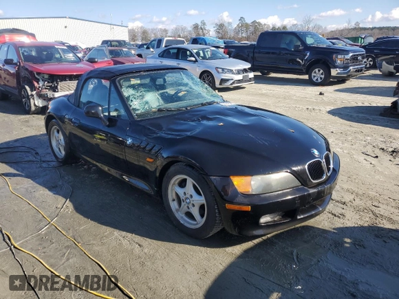1998 BMW 3 Series 1.9L with VIN 4USCH7320WLE07364, listed as a Copart auction lot 86169014 with 143,597 mi miles and Salvage Title. Bid and sale history available at carsss.com. Image 4.