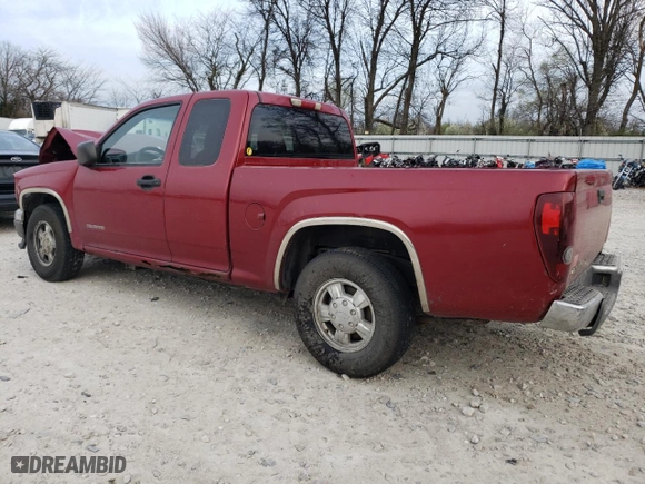 2005 Chevrolet Colorado LS Z85 with VIN 1GCCS196958165235, listed as a Copart auction lot 46813124 with 334,349 mi miles and Salvage Title. Bid and sale history available at carsss.com. Image 2.