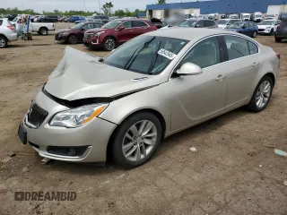 2016 Buick Regal z VIN 2G4GK5EX5G9132131, wystawiony jako Copart lot #58542545 z przebiegiem 111 717 mil mil oraz Czysty tytuł • Clean title. Historia ofert i sprzedaży dostępna na DreamBid. Obrazek 1.