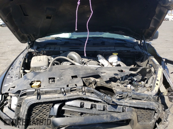 2018 Ram 1500 Rebel with VIN 1C6RR7YT1JS161619, listed as a Copart auction lot 60226061 with 49,567 mi miles and Salvage Title. Bid and sale history available at carsss.com. Image 7.