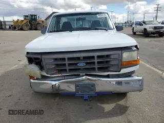 1995 Ford F-150 with VIN 2FTEF15N0SCA33333, listed as a Copart auction lot 49594735 with 186,762 mi miles and Salvage Title. Bid and sale history available at carsss.com. Image 5.