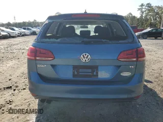 2016 Volkswagen Golf SportWagen TSI S with VIN 3VWC17AU5GM516265, listed as a Copart auction lot 75078664 with 95,044 mi miles and Salvage Title. Bid and sale history available at carsss.com. Image 6.