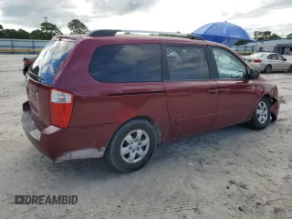 2010 Kia Sedona LX with VIN KNDMG4C38A6341851, listed as a Copart auction lot 72227594 with 174,164 mi miles and Salvage Title. Bid and sale history available at carsss.com. Image 3.