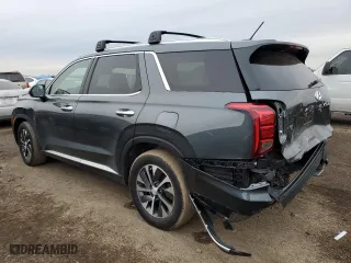 2022 Hyundai Palisade SEL with VIN KM8R2DHE8NU467249, listed as a Copart auction lot 42113265 with 64,421 mi miles and Salvage Title. Bid and sale history available at carsss.com. Image 2.