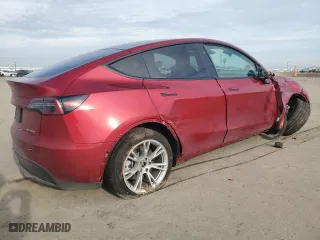 2024 Tesla Model Y Long Range with VIN 7SAYGAEE8RF081789, listed as a Copart auction lot 87361764 with 11,690 mi miles and Salvage Title. Bid and sale history available at carsss.com. Image 3.